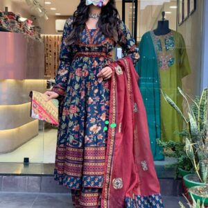 Comfortable pure cotton dress material with attractive print, ideal for resellers.